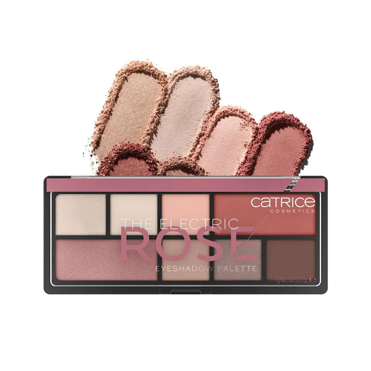 پلت سایه رز الکتریک کاتریس the electric rose eyeshadow palette