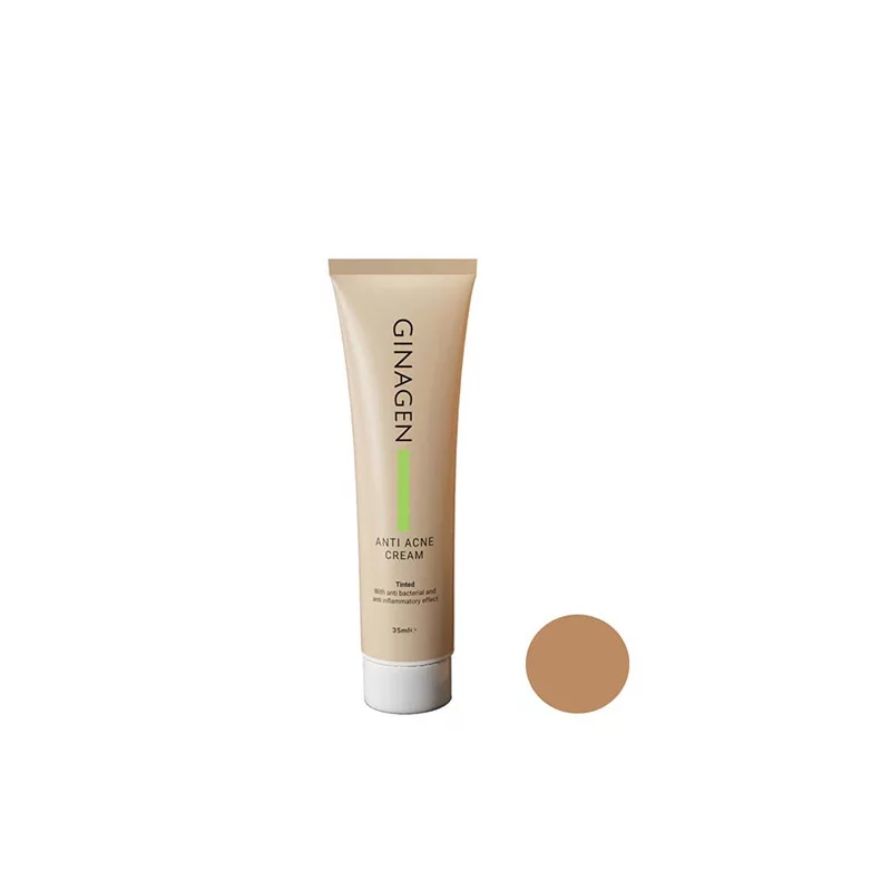 کرم ضد جوش رنگی ژیناژن spf20