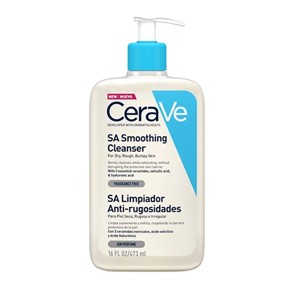 ژل شست و شوی cerave مدل sa smoothing